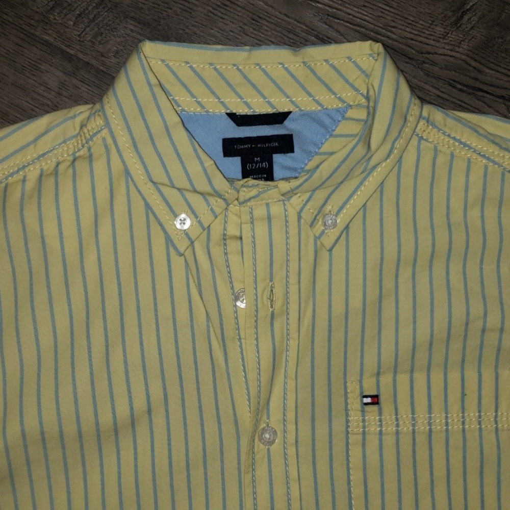 Boys Tommy Hilfiger oxford shirt size 12/14